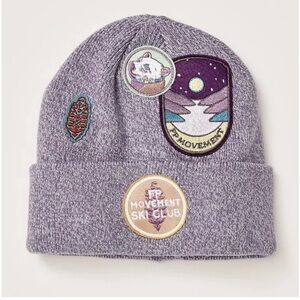 NWT FP MOVEMENT BY FREE PEOPLE PARK PATCH BEANIE